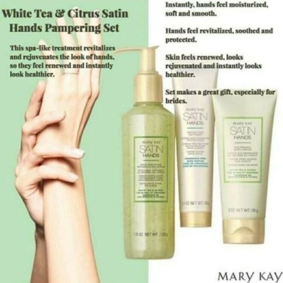 Mary Kay Satin Hands Pampering Set - Picture 1 of 6